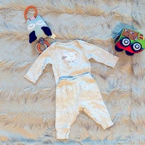 Simple Joys Baby Boy Sheep Two Piece (0-3 M)